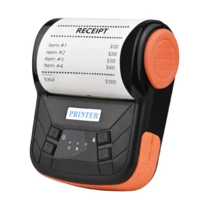 Imprimante Thermique Portable Sans Fil, Bluetooth, pour Tickets de Caisse, Téléphone Android, PC, 80mm